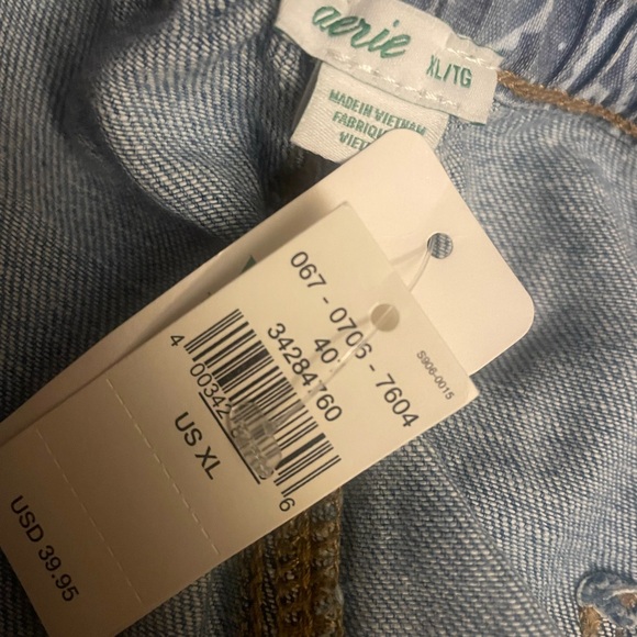 Aerie denim shorts xl new with tags - Picture 3 of 3